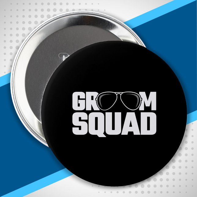 Matching Groomsman Group Squad Bachelor Party 10 Cm Round Badge (Creator Uploaded)