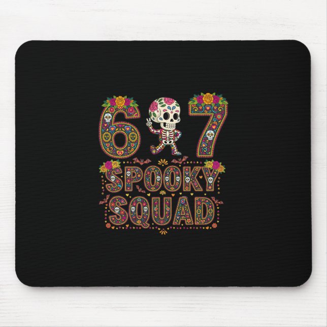 Matching Group Dia De Los Muertos Skeleton 67 Six  Mouse Mat (Front)