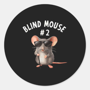 Matching Group Outfit #2 Of 3 - Three Blind Mice C Classic Round Sticker