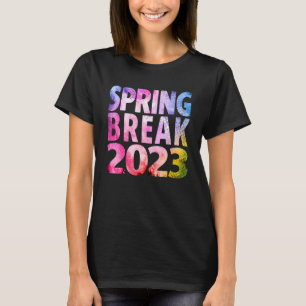 Matching Group Spring Break 2023 Vintage Tie Dye 1 T-Shirt