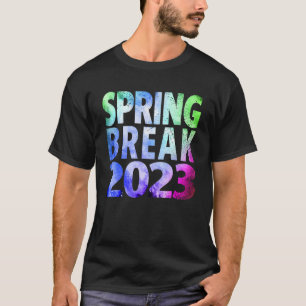 Matching Group Spring Break 2023 Vintage Tie Dye T-Shirt