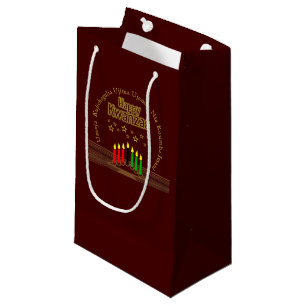 Matching Happy Kwanzaa Seven Principles Small Gift Bag
