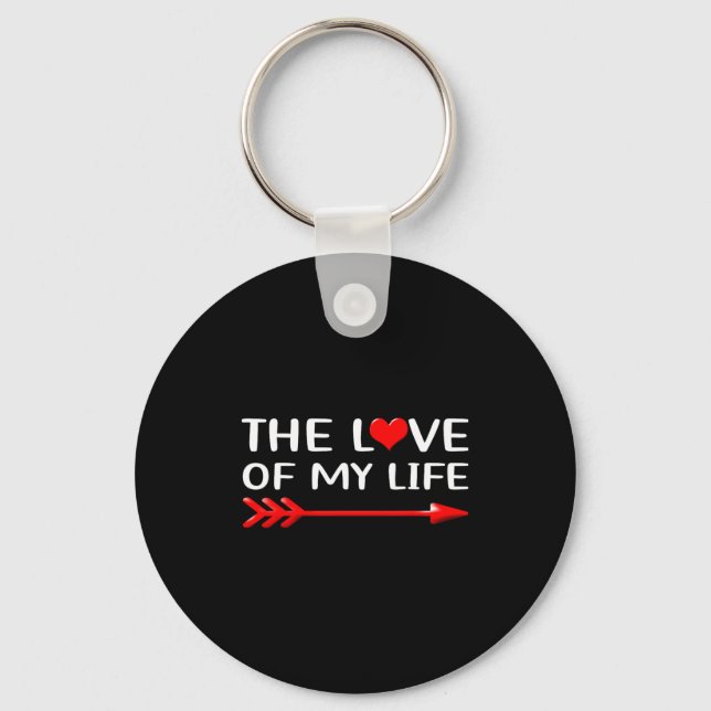 Matching His And Hers Couples Funny Set Valentine  Key Ring (Front)