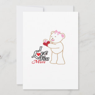 Matching Honeymoon Love You More Couple Style  Holiday Card