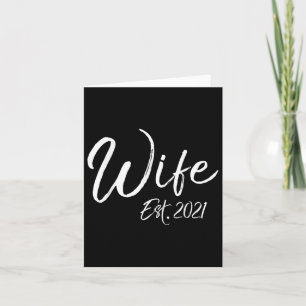 Matching Husband & Wife 2021 Wedding Gifts Wif Card