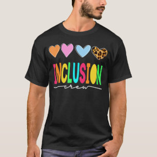 Matching Inclusion Crew Special Education Teacher T-Shirt