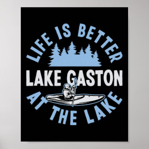 Matching Lake Gaston Vacation Life Is Better At Th Poster