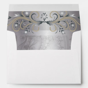 Matching lined envelopes for Wedding invitation