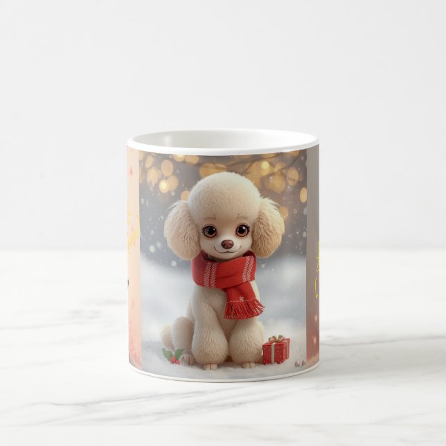 Matching Mug – “Caniche Christmas Magic (Center)