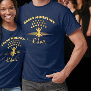 Matching Name Logo Choir Group T-Shirt