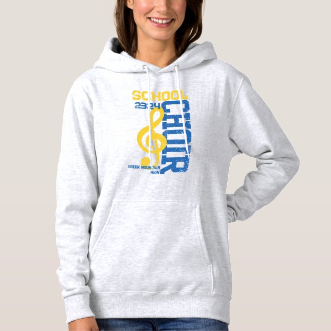 Matching Name Year Choir Group Social Handle Hoodie (Front)