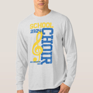 Matching Name Year Choir Group Social Handle T-Shirt