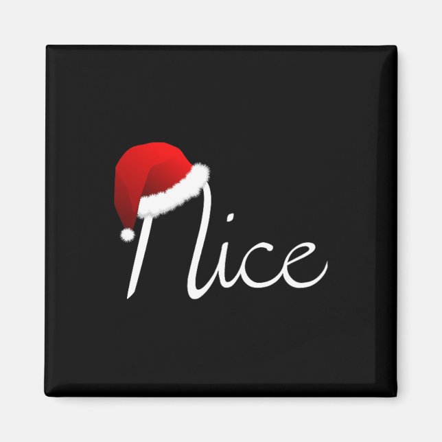 Matching Naughty &amp; Nice Nice List Christmas  Magnet (Front)