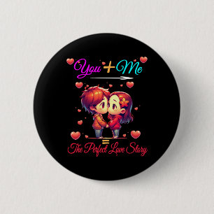 Matching Outfit Husnd Wife Boyfriend Girlfriend Va 6 Cm Round Badge