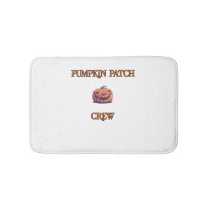 Matching Pumpkin Patch Crew For Family Trip Classi Bath Mat