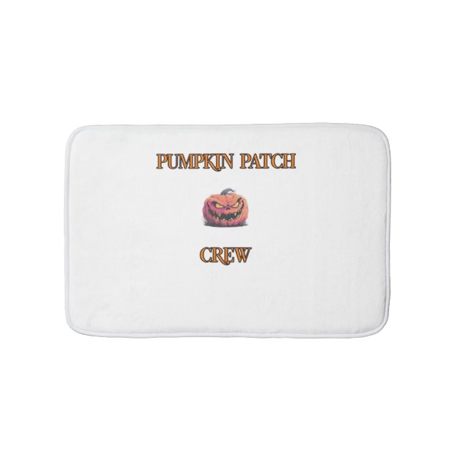 Matching Pumpkin Patch Crew For Family Trip Classi Bath Mat (Front)