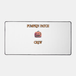 Matching Pumpkin Patch Crew For Family Trip Classi Desk Mat