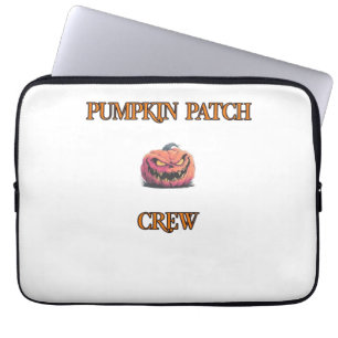 Matching Pumpkin Patch Crew For Family Trip Classi Laptop Sleeve