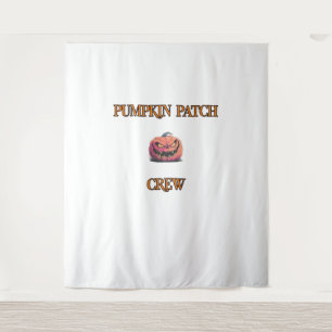 Matching Pumpkin Patch Crew For Family Trip Classi Tapestry