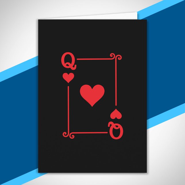 Matching Queen Hearts Suit Playing Cards Modern (Creator Uploaded)