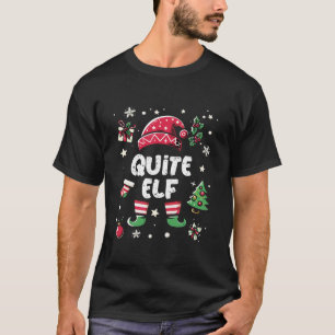 Matching Quite Elf Family Christmas Costume Tee Lo