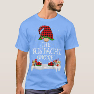 Matching Red Buffalo Plaid The Moustache Gnome Chr T-Shirt