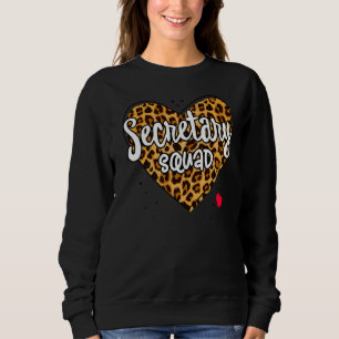 Matching Secretary Squad Or Team Back To School Ad Sweatshirt