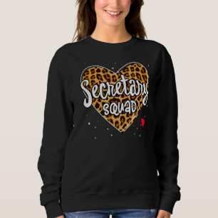 Matching Secretary Squad Or Team Back To School Ad Sweatshirt