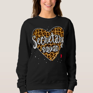 Matching Secretary Squad Or Team Back To School Ad Sweatshirt