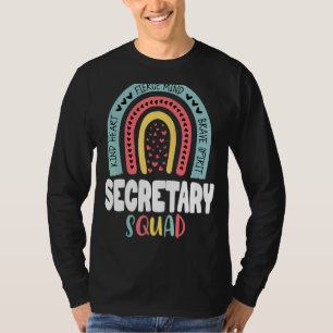 Matching Secretary Squad Or Team Back To School Ad T-Shirt