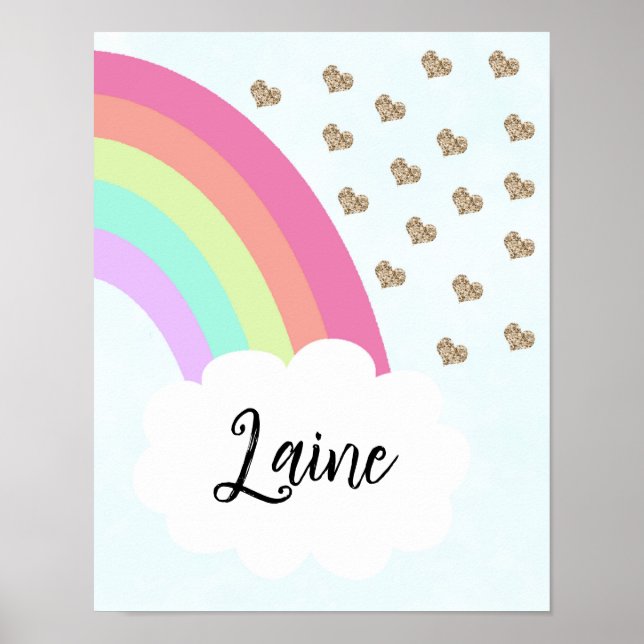 Matching Sister Rainbows Right Arch Poster (Front)