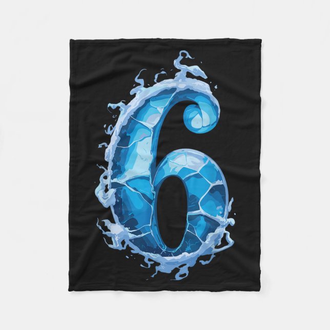 Matching Six Seven Flaming Ice Funny Meme 67 Coupl Fleece Blanket (Front)