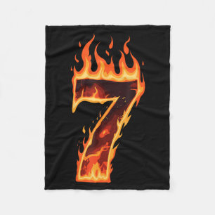 Matching Six Seven Flaming Ice Funny Meme 67 Coupl Fleece Blanket