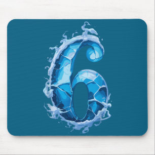 Matching Six Seven Flaming Ice Funny Meme 67 Coupl Mouse Mat