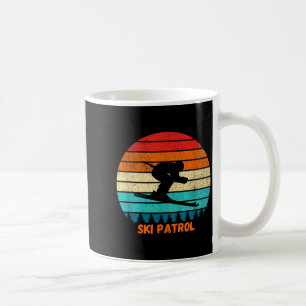 Matching ski patrol ski resort winter skiing sunse coffee mug