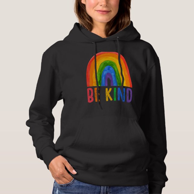 Matching Teacher Student Be Kind Crew Squad School Hoodie (Front)