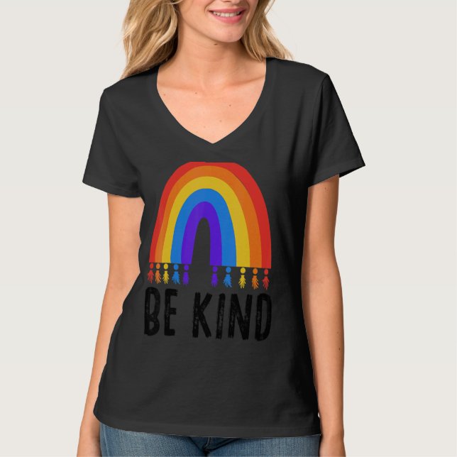 Matching Teacher Student Be Kind Crew Squad School T-Shirt (Front)