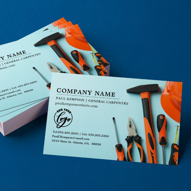 Matching Toolset | Handyman Construction Themed Business Card (Creator Uploaded)