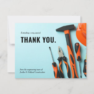 Matching Toolset   Minimal Thank You Card