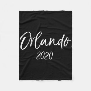 Matching Vacation Surprise Trip Announcement Orlan Fleece Blanket