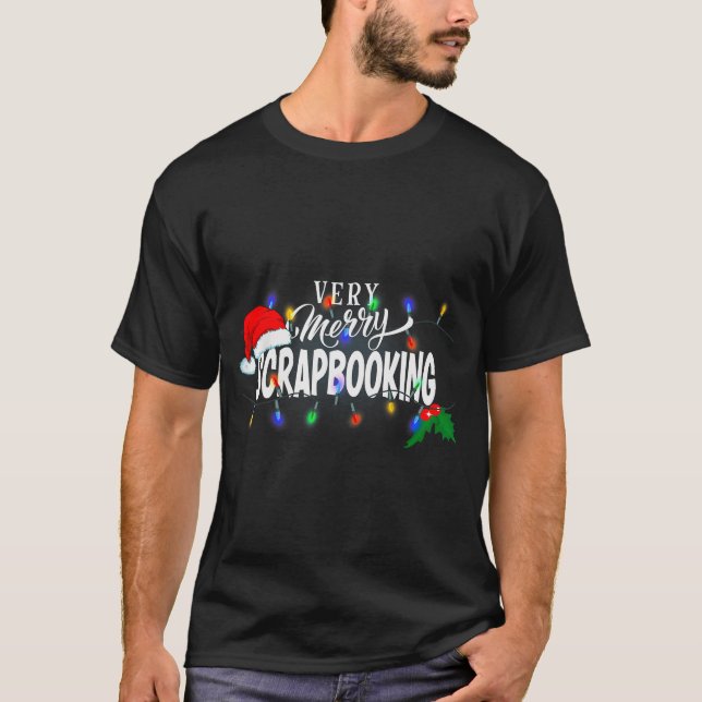 Matching Very Merry Scrapbooking Christmas  T-Shirt (Front)