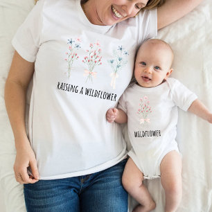Matching wildflower mummy and baby T-Shirt