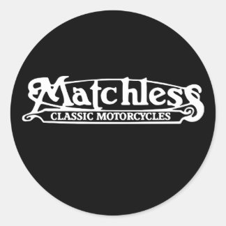 Matchless Bike Motorcycle T-Shirts Classic Round Sticker