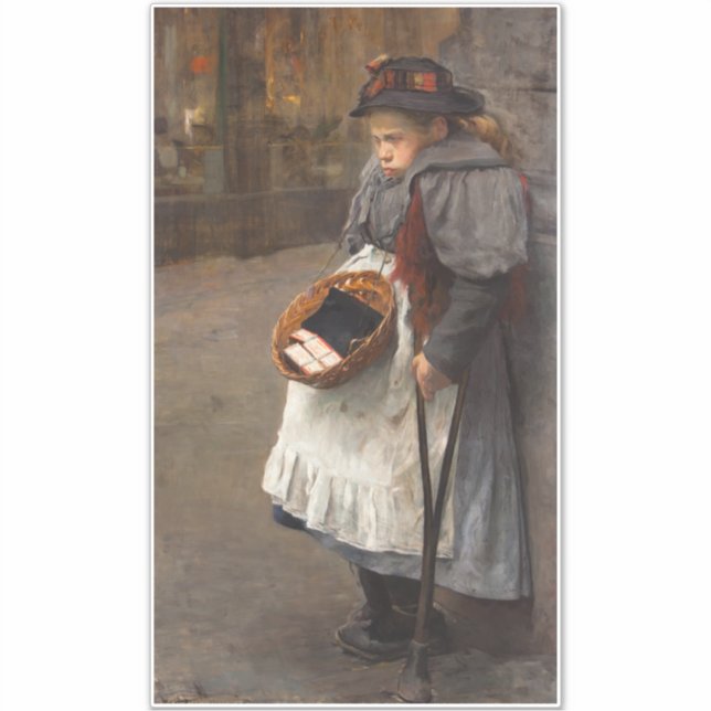 Matchstick Girl Poor Street Urchin Urban Poverty   (Front)