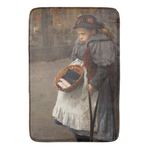 Matchstick Girl Poor Street Urchin Urban Poverty Bath Mat