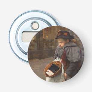 Matchstick Girl Poor Street Urchin Urban Poverty Bottle Opener