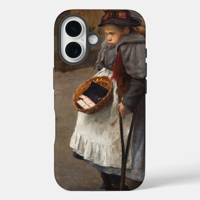 Matchstick Girl Poor Street Urchin Urban Poverty   Case-Mate iPhone Case (Back)