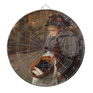 Matchstick Girl Poor Street Urchin Urban Poverty Dartboard