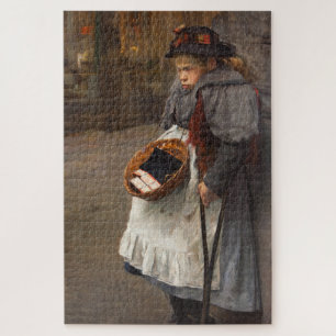 Matchstick Girl Poor Street Urchin Urban Poverty   Jigsaw Puzzle