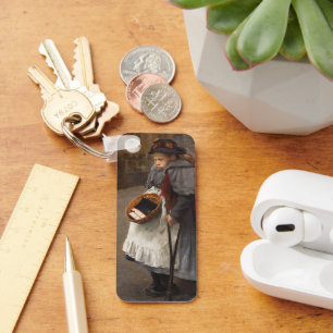 Matchstick Girl Poor Street Urchin Urban Poverty Key Ring